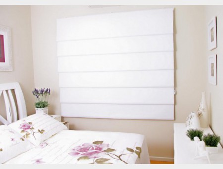 Cortina romana com gomos